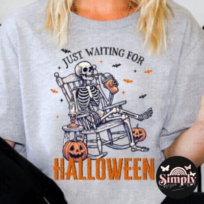 Just Waiting for Halloween Tee