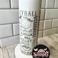 Laser Engraved Volleyball 20oz Tumbler