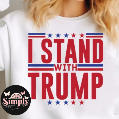 I Stand with Trump Tee, Mug