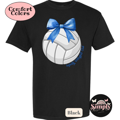 Volleyball Coquette Tee- Add your team or Club Name!