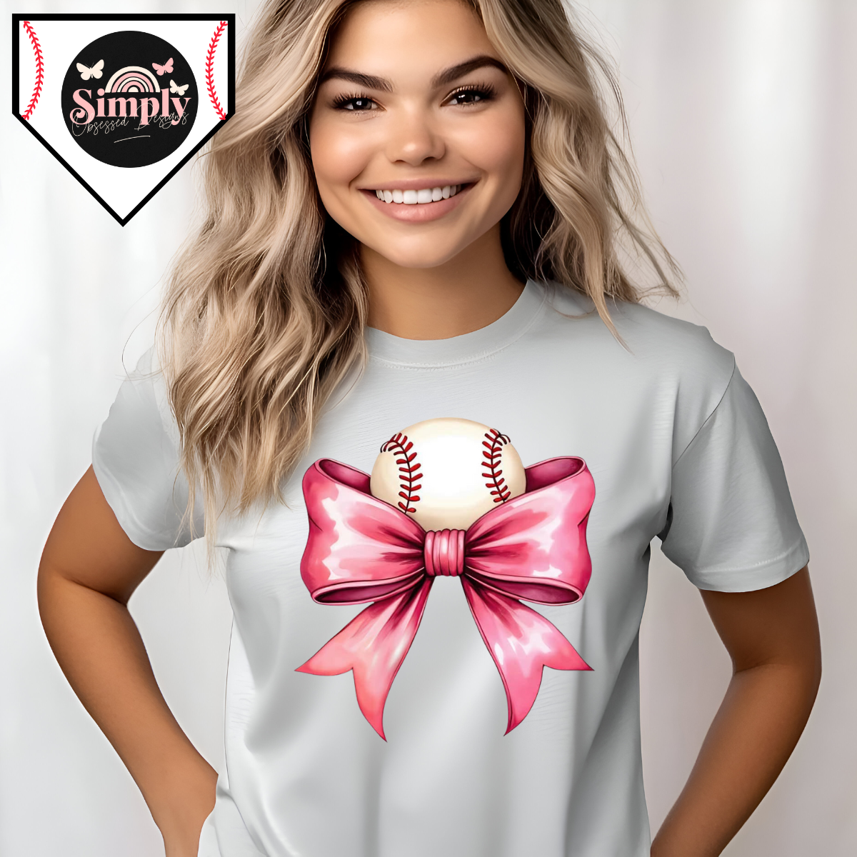 Baseball in a bow