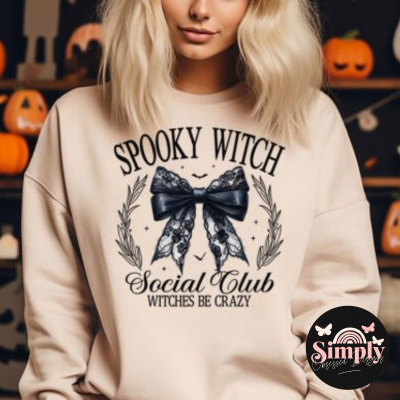 Spooky Witch Social Club Sweatshirt