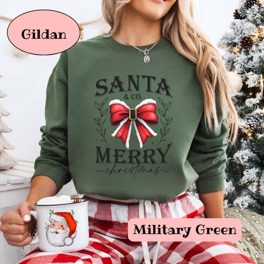 Santa & Company Merry Christmas Sweatshirt