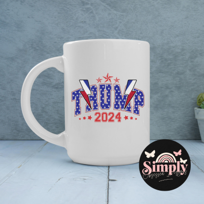 Trump 2024 Lightning Bolts, Tee, Hat, Mug