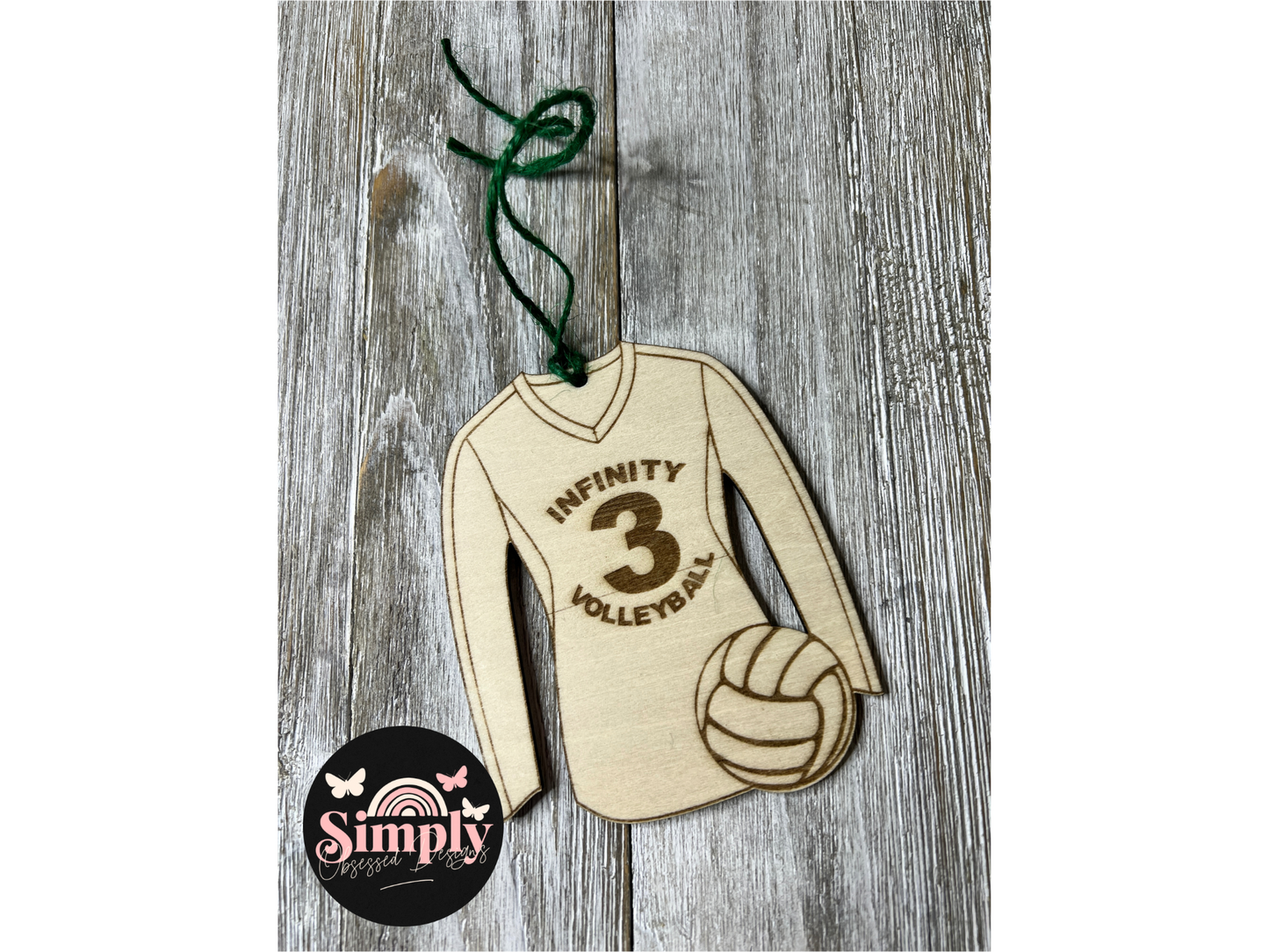 Volleyball Jersey Ornament-Personalized