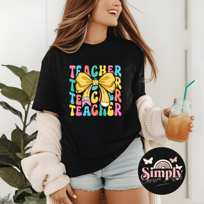 Teacher Stack with Pencil Coquette