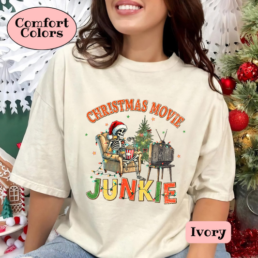 Christmas Movie Junkie Tee