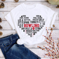 Bowling Phrases Heart Tee & Mug