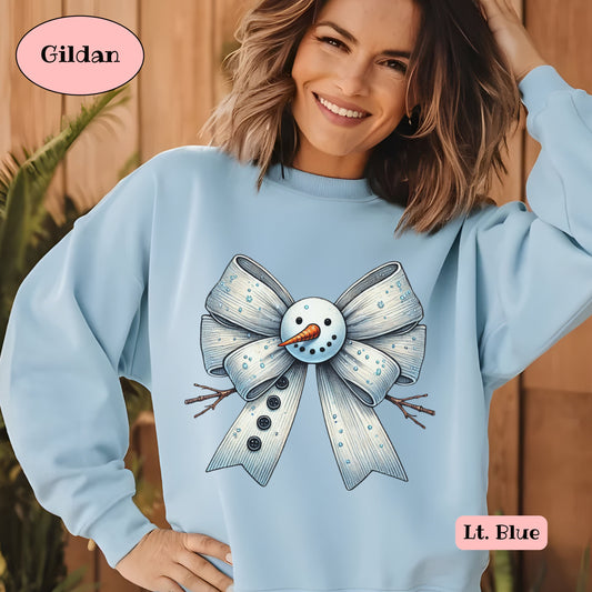 Snowman Coquette Sweatshirt