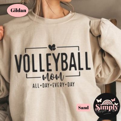 Volleyball Mom All Day Every Day Sweatshirt