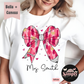 Valentine's Day Personalized Teacher Coquette Tee