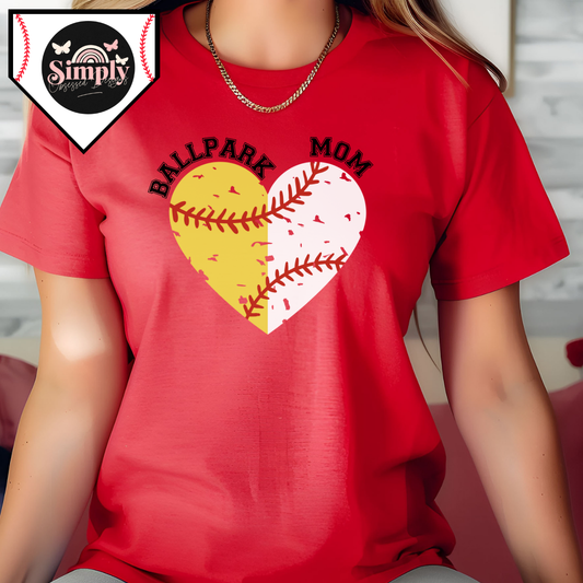 Ballpark Mom Tee