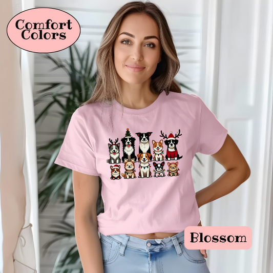 Christmas Dogs Tee