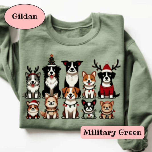 Christmas Dogs Sweatshirt