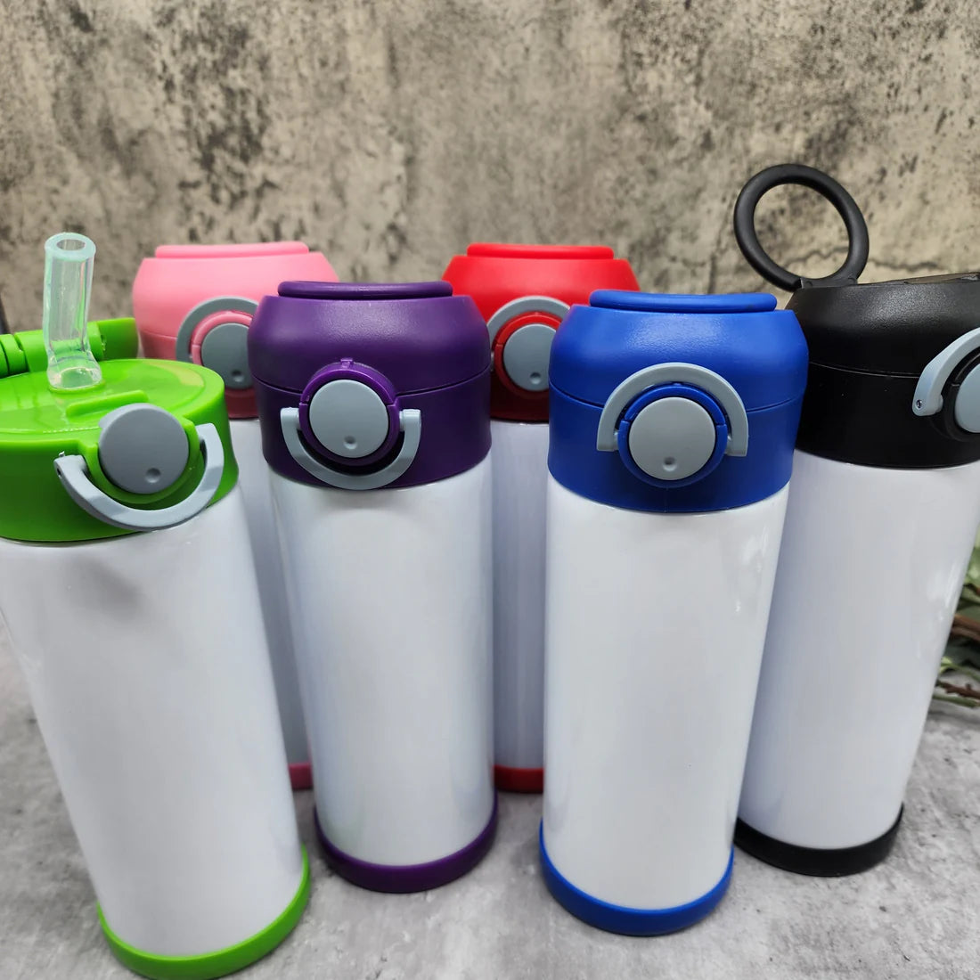 Youth Flip Top straw Tumbler