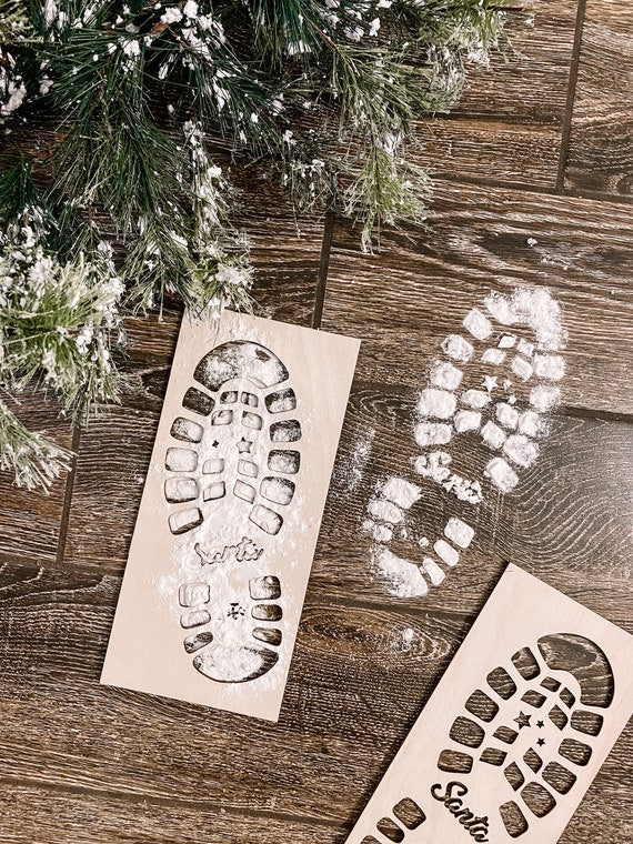 Santa Boot Stencil