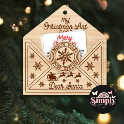 Letter to Santa Ornament