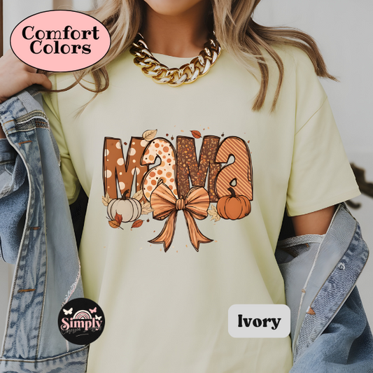 MAMA Coquette Fall vibes, unisex sizing, Fall theme