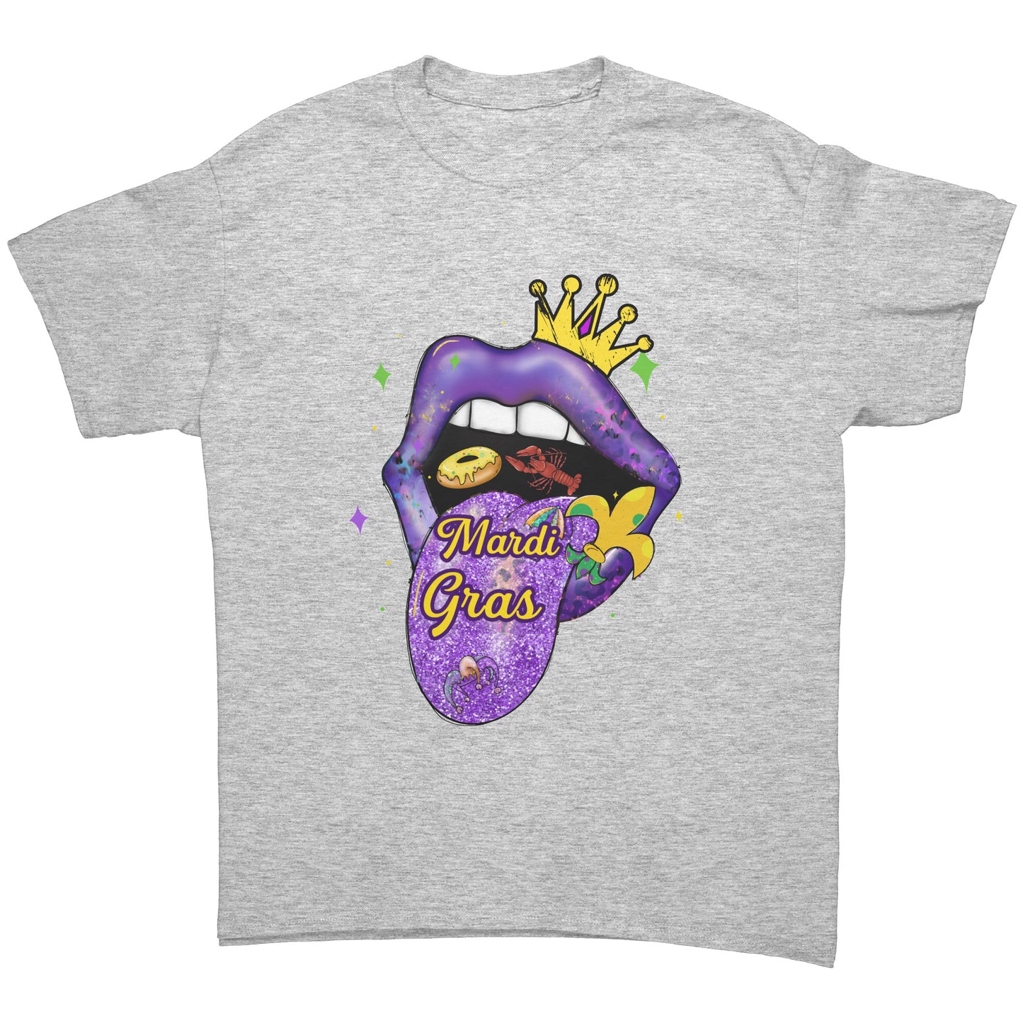 Mardi Gras Lips & Tongue