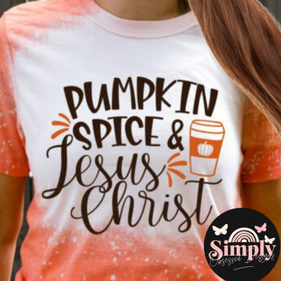 Pumpkin Spice & Jesus Christ Tee & Mug