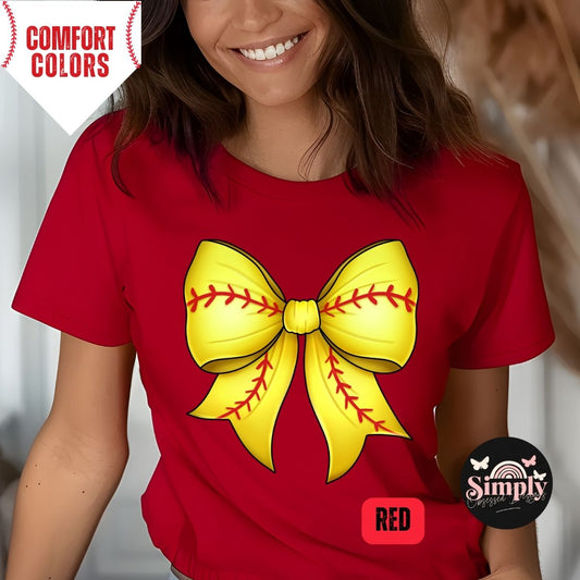 Softball Coquette Tee