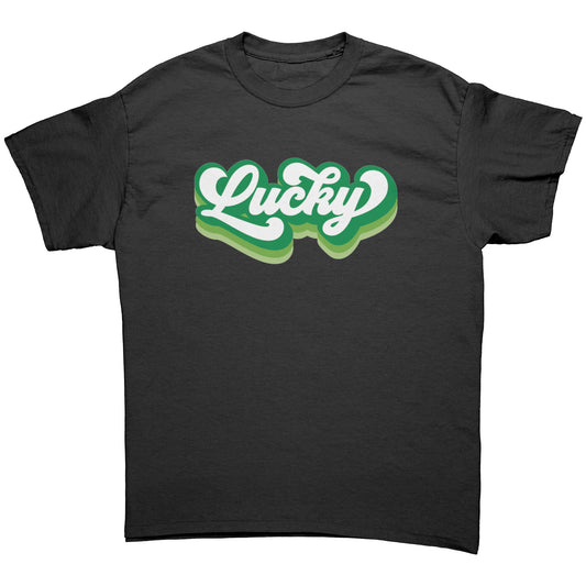 St. Patrick's Day, Lucky, Retro script, Irish, Green