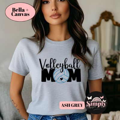 Volleyball MoM Tee Blue or Pink Ball