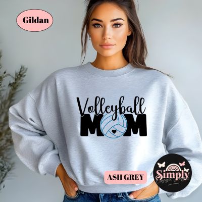 Volleyball MoM Sweatshirt Blue or Pink Ball