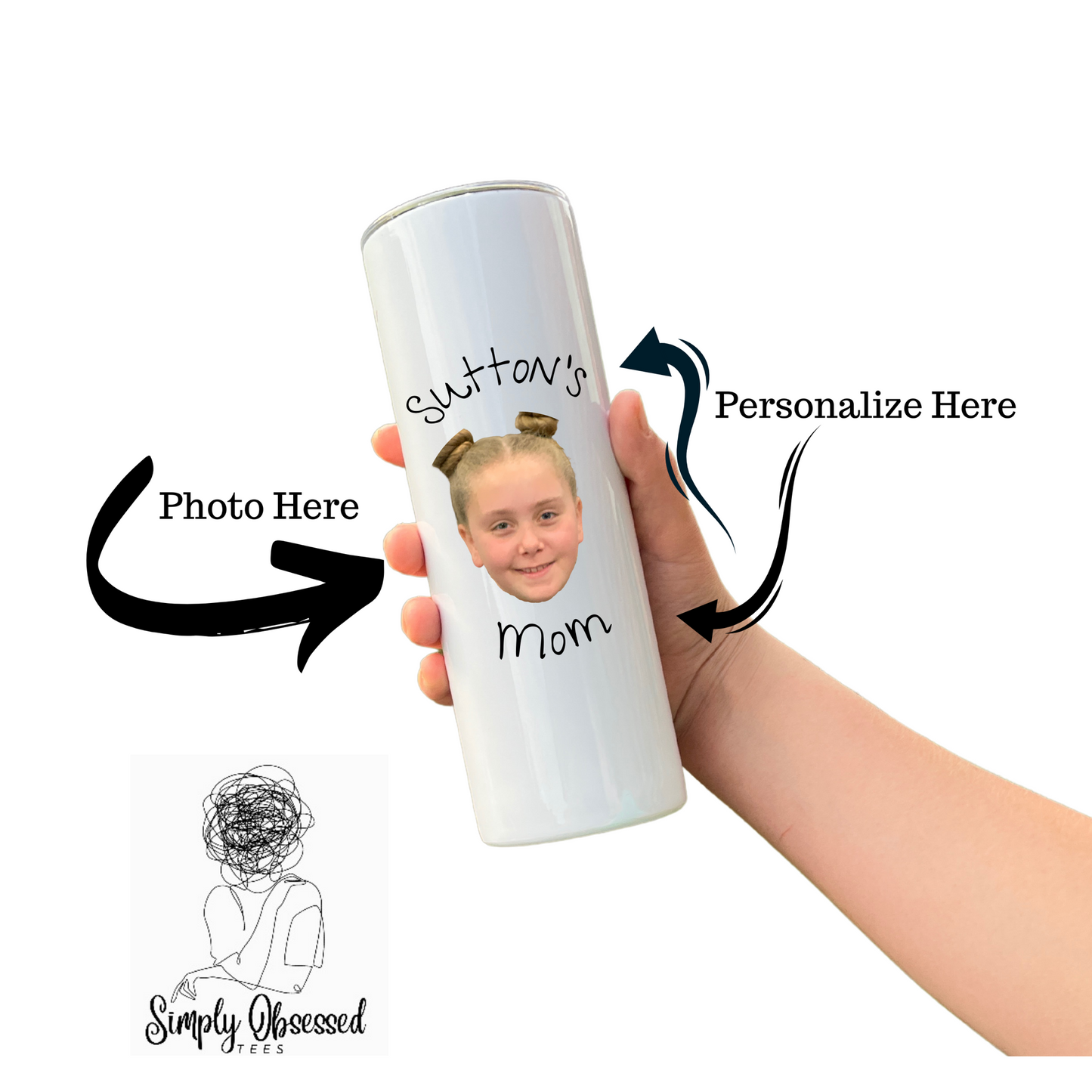 Custom Face Tumbler - 1 Face