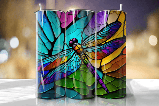 Stained Glass Dragonfly