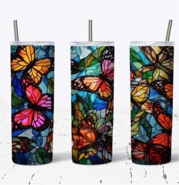 Stained glass Butterflies